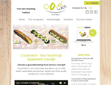 Tablet Screenshot of croustwich.com