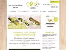 Tablet Screenshot of croustwich.fr